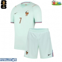 Frankrike Ousmane Dembele #7 Bortedraktsett Barn VM 2026 Kortermet (+ Korte bukser)